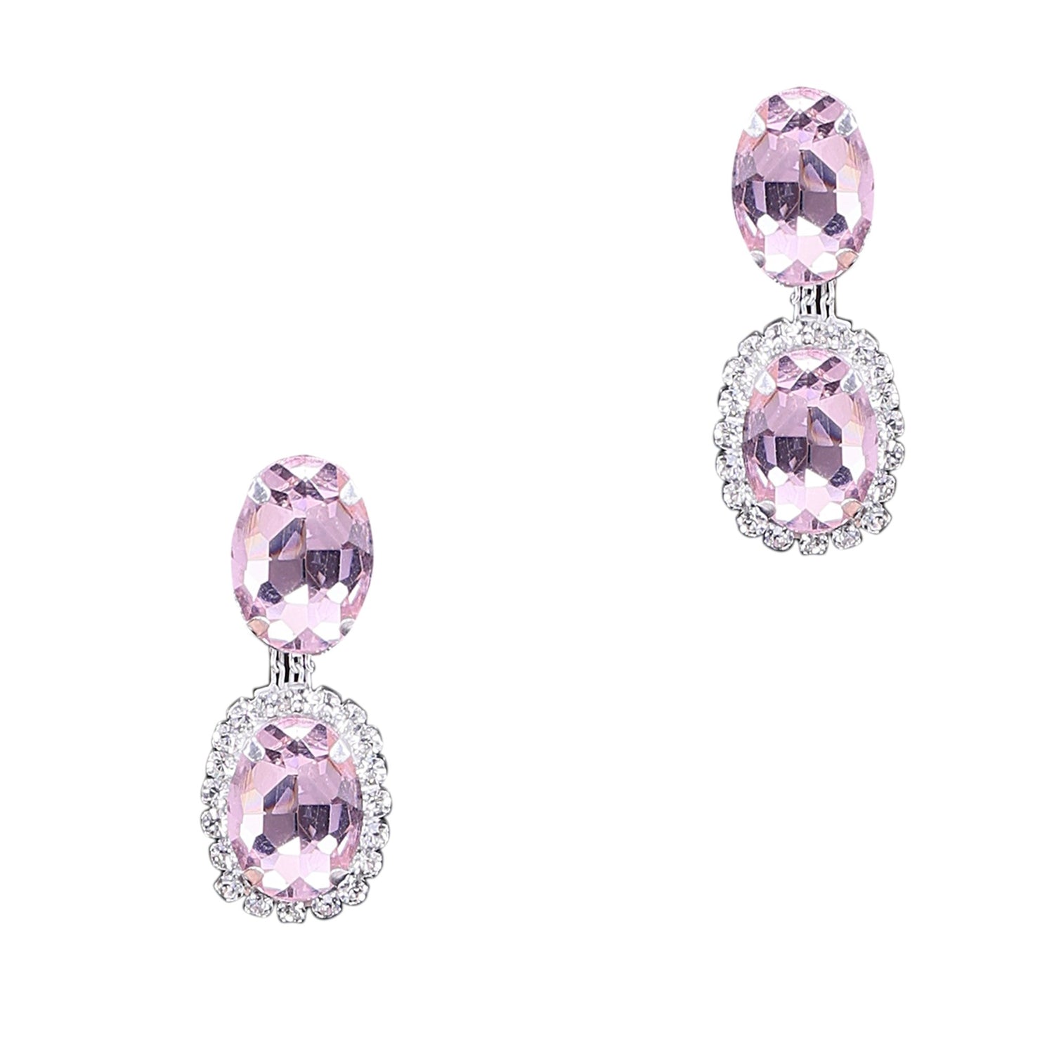 Oval Drop Necklace Set - DIPME