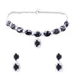 Oval Drop Necklace Set - DIPME