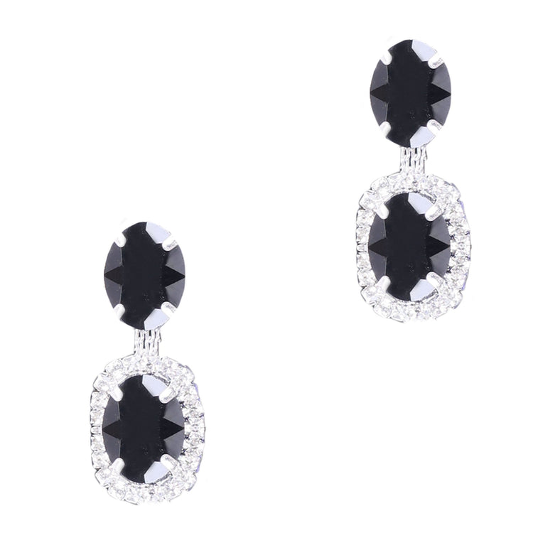 Oval Drop Necklace Set - DIPME