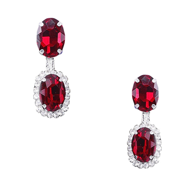 Oval Drop Necklace Set - DIPME