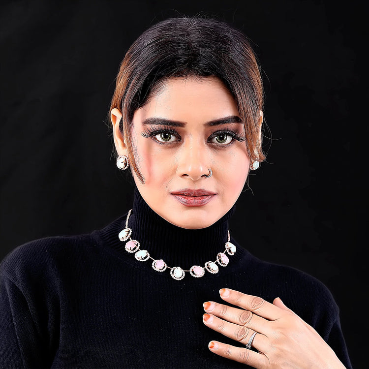 Pastel Shine Choker Set - DIPME