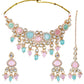 Pastel Uncut Kundan Choker - DIPME