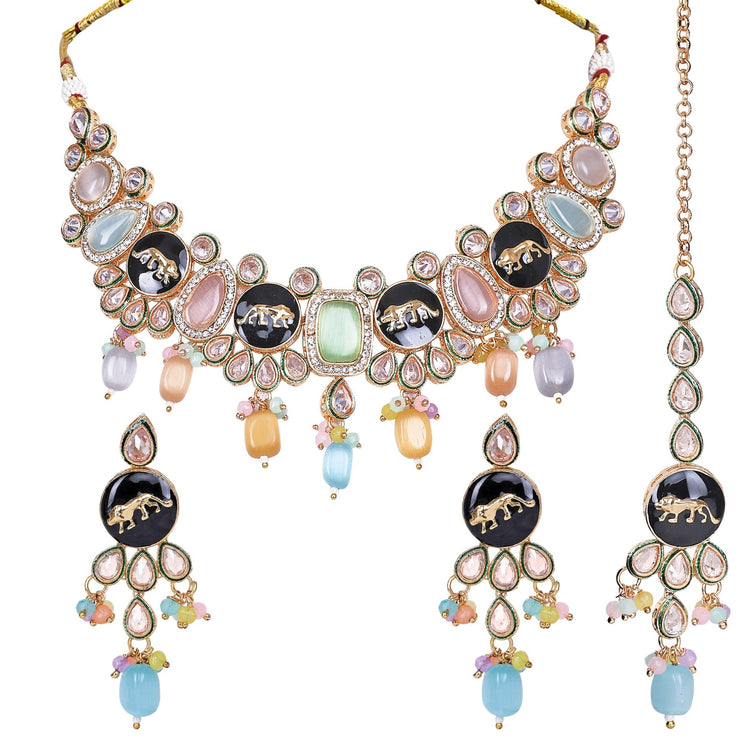 Premium Uncut Temple Choker - DIPME