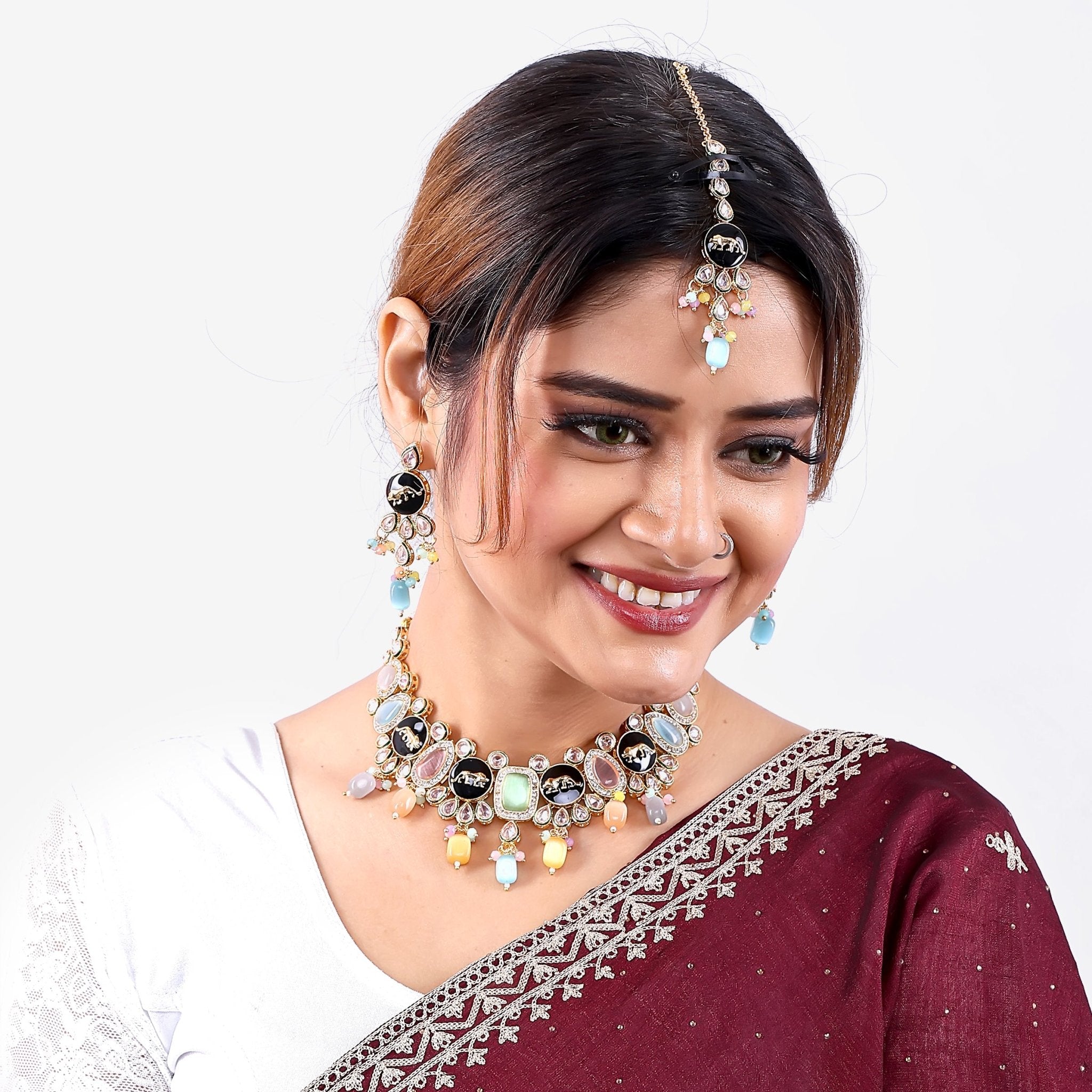 Premium Uncut Temple Choker - DIPME