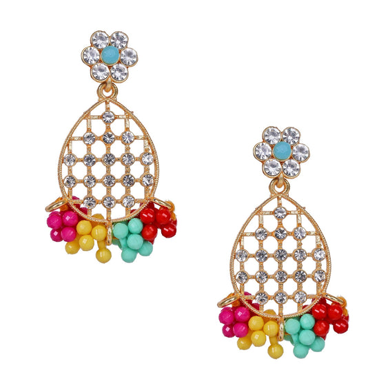 Rainbow Beaded Choker Set - DIPME