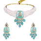 Rani Pink Kundan Bridal Choker Set - DIPME
