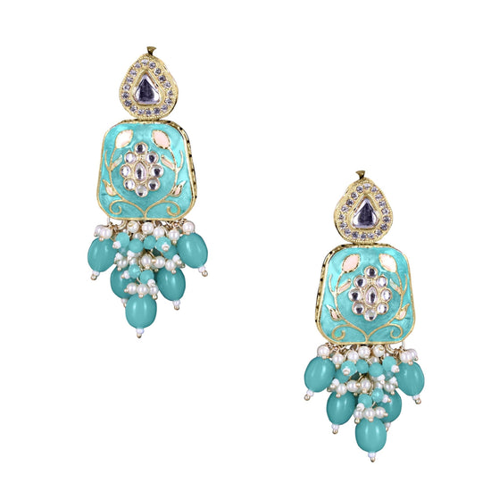 Rani Pink Kundan Bridal Choker Set - DIPME