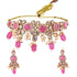 Rose Pink Bridal Kundan Set - DIPME