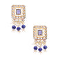 Royal Blue Kundan Choker - DIPME