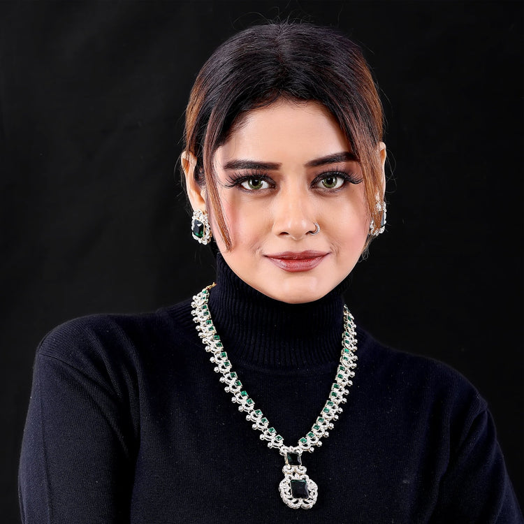 Royal Gem Necklace Set - DIPME