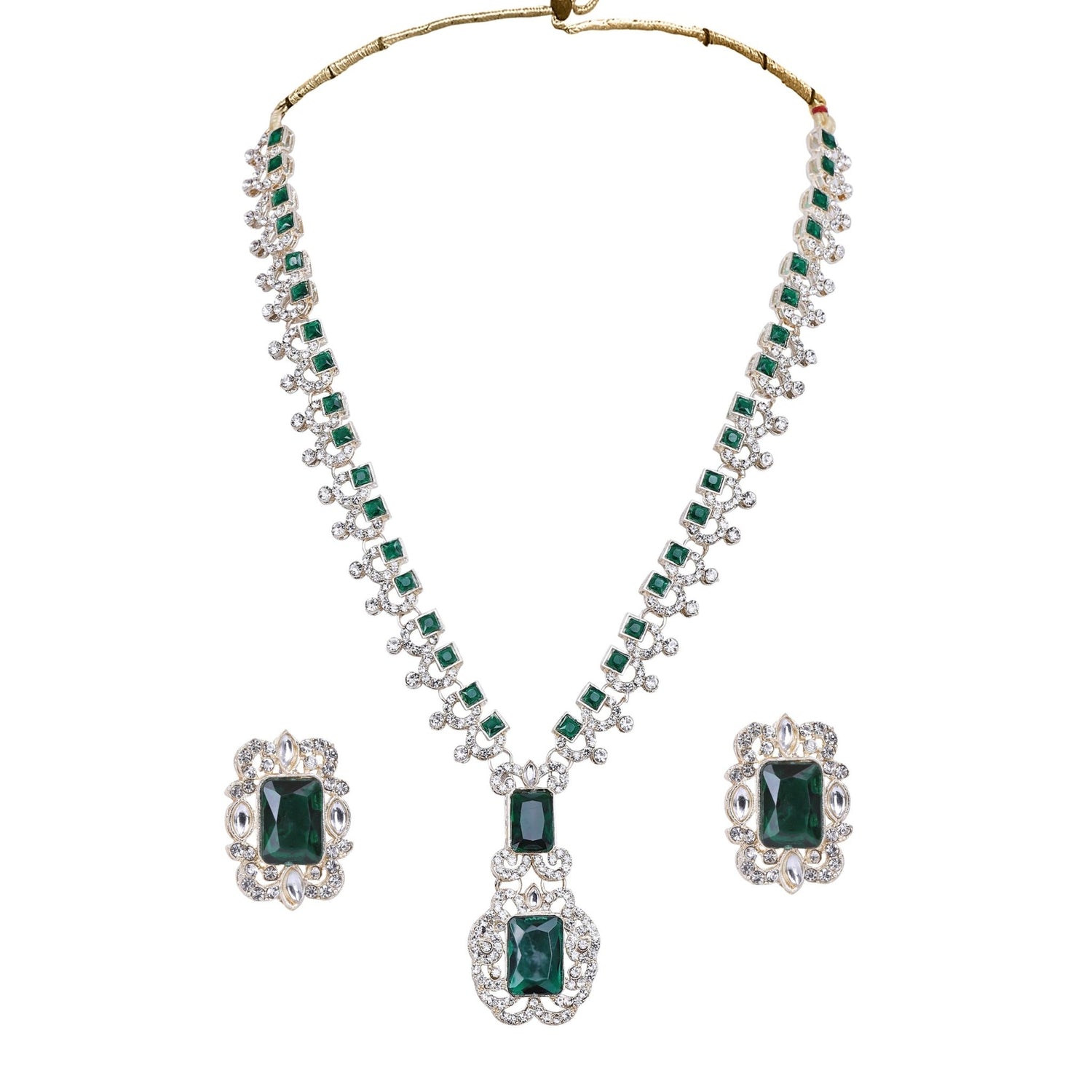 Royal Gem Necklace Set - DIPME
