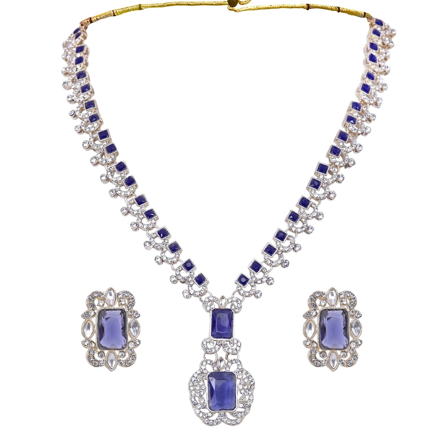 Royal Gem Necklace Set - DIPME