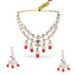 Ruby Red Uncut Kundan Set - DIPME