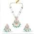 Sage Green Kundan Long Set - DIPME