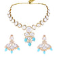 Sky Blue Uncut Kundan Set - DIPME