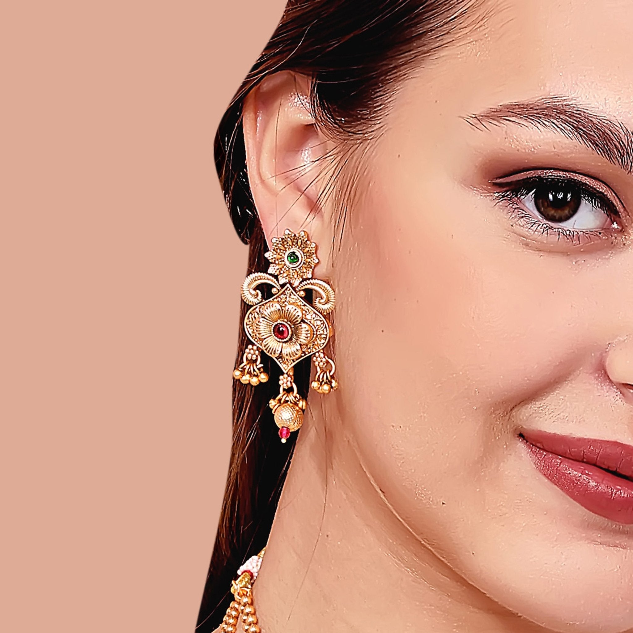 South Indian Bridal Temple Set - DIPME