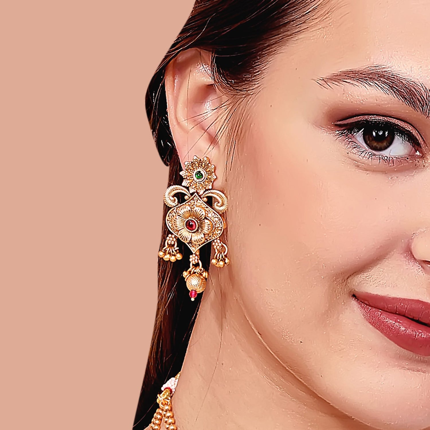 South Indian Bridal Temple Set - DIPME