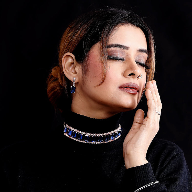 Sparkling Stone Choker - DIPME