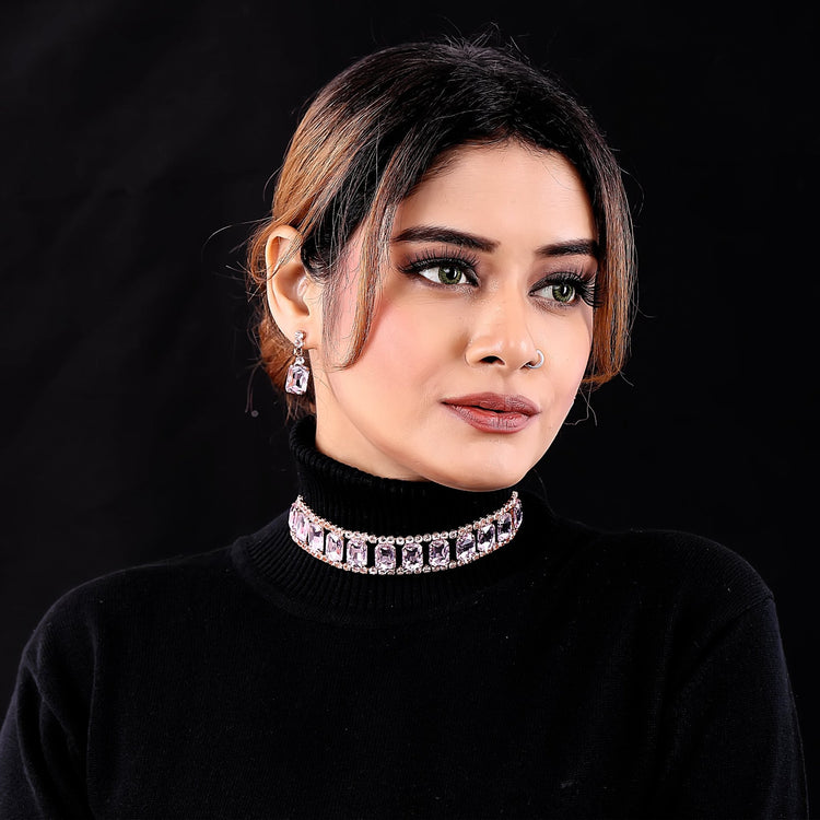 Sparkling Stone Choker - DIPME