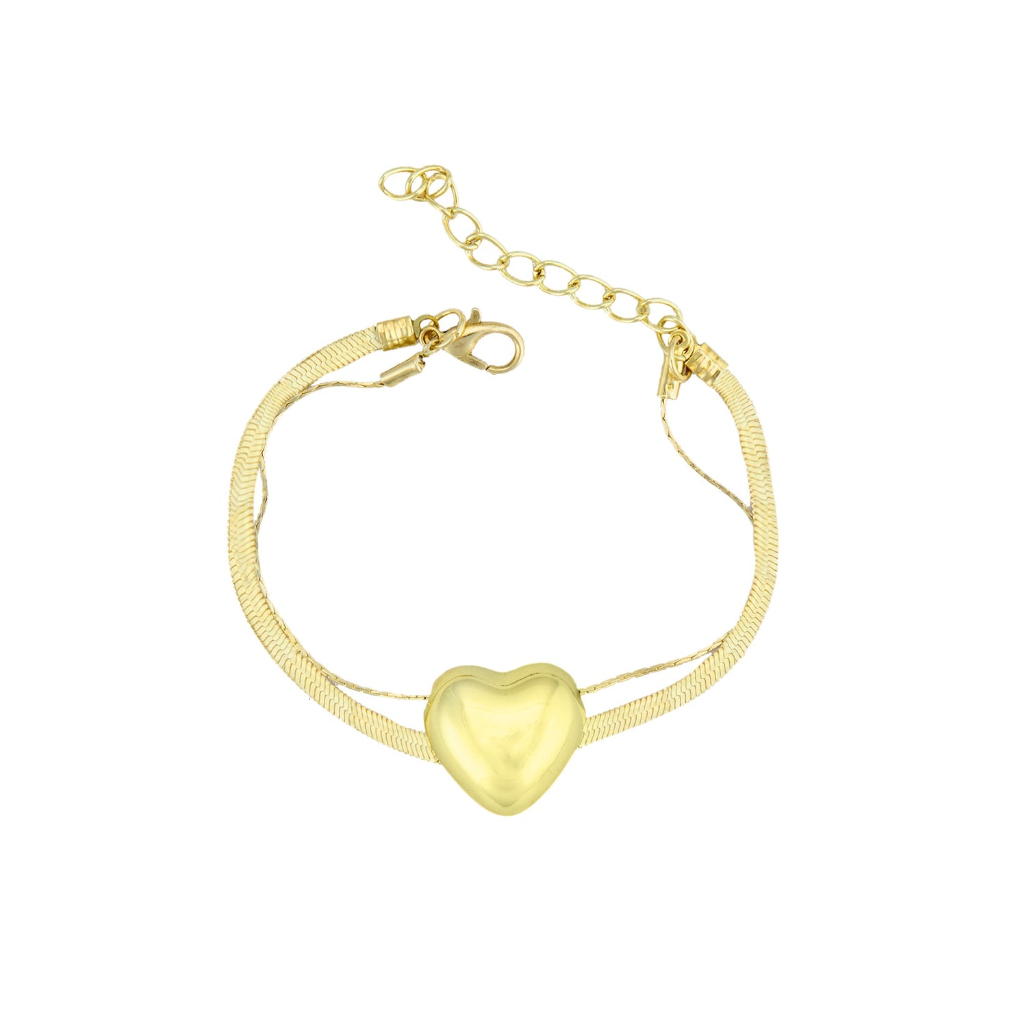 Star Heart Layer Bracelet Combo - DIPME