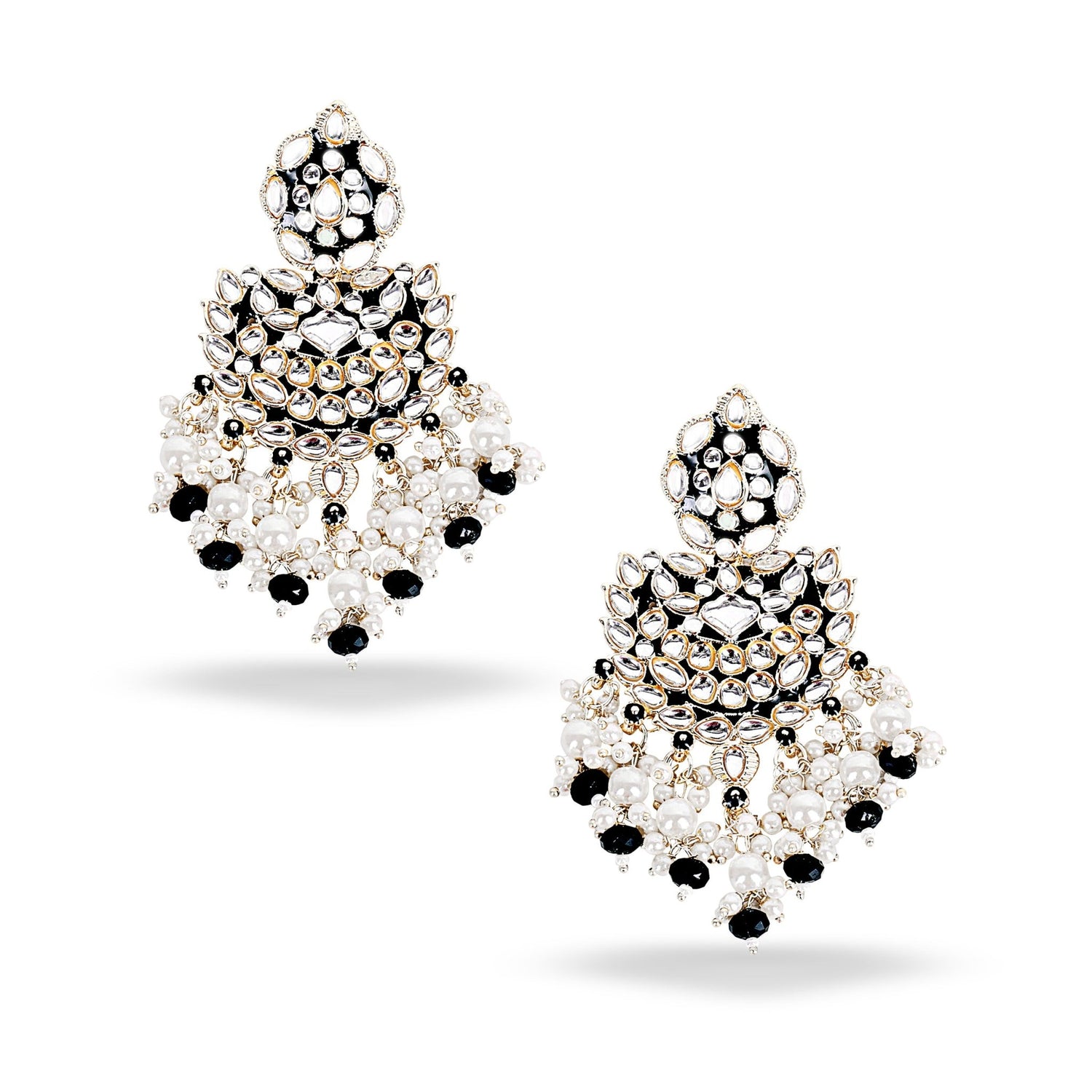 Stone Chandbali Earrings - DIPME