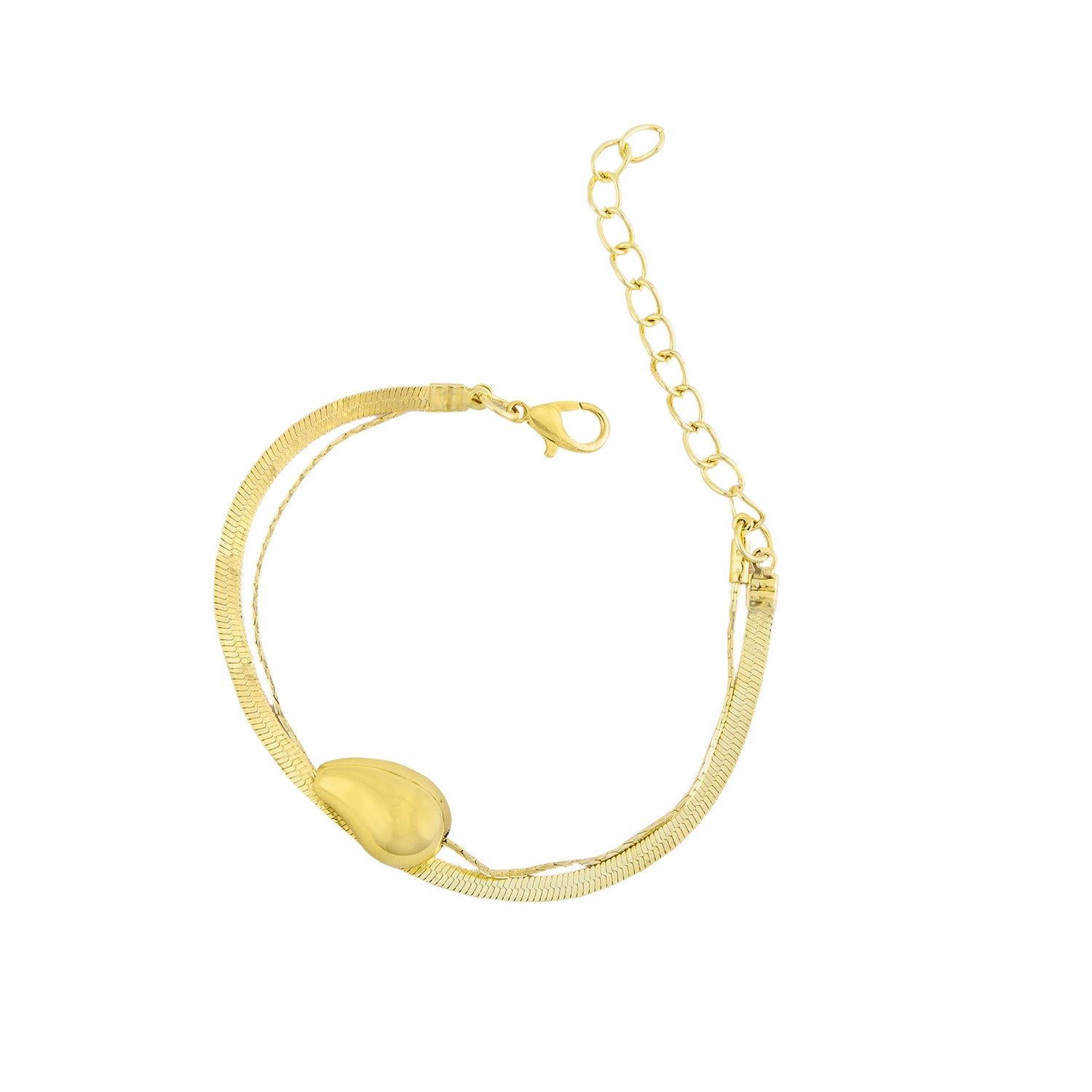 Stone Drop Layer Bracelet Combo - DIPME