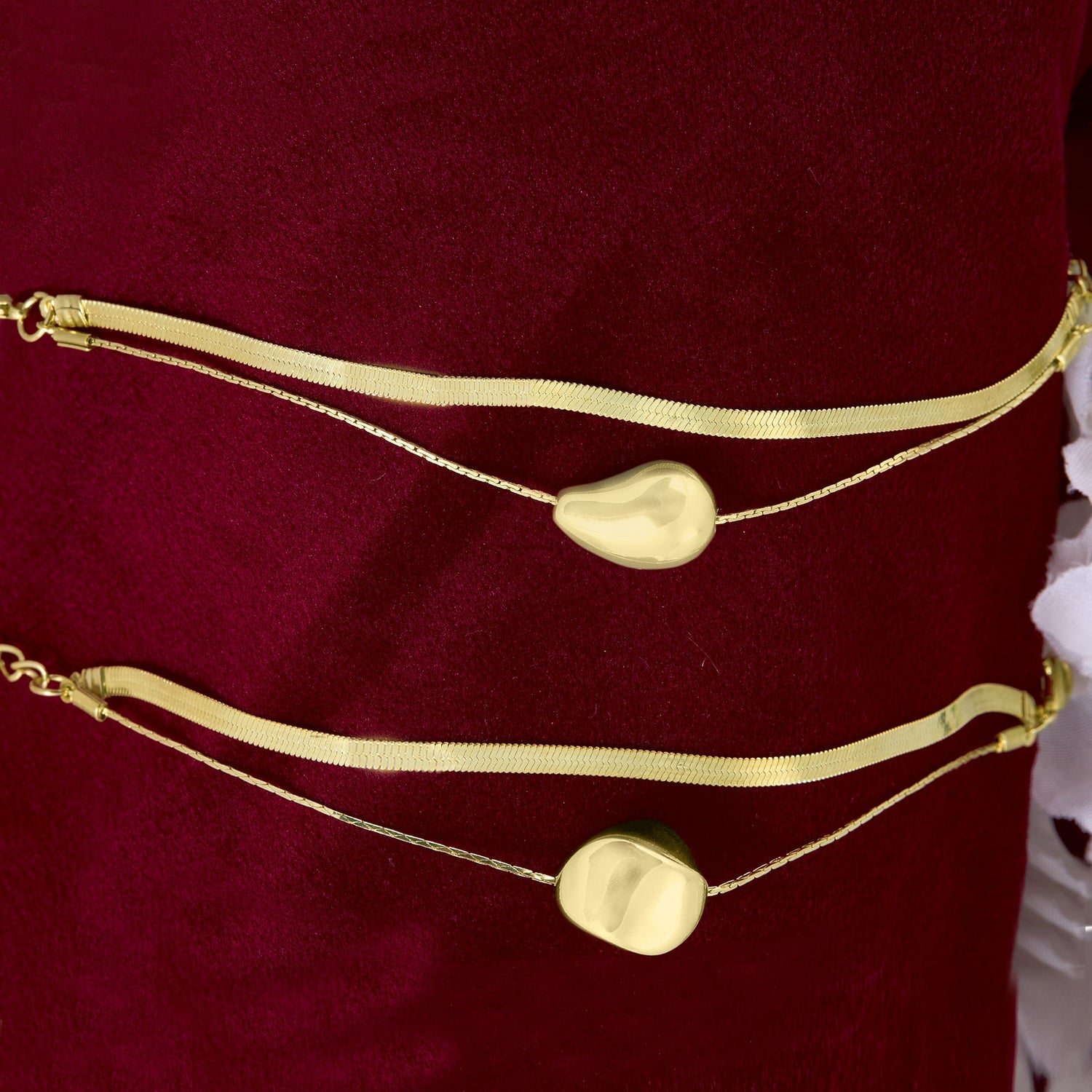 Stone Drop Layer Bracelet Combo - DIPME