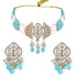 Turquoise Gold Kundan Choker - DIPME
