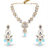 Turquoise Uncut Kundan Set - DIPME