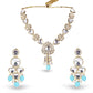 Turquoise Uncut Kundan Set - DIPME