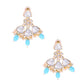Turquoise Uncut Kundan Set - DIPME
