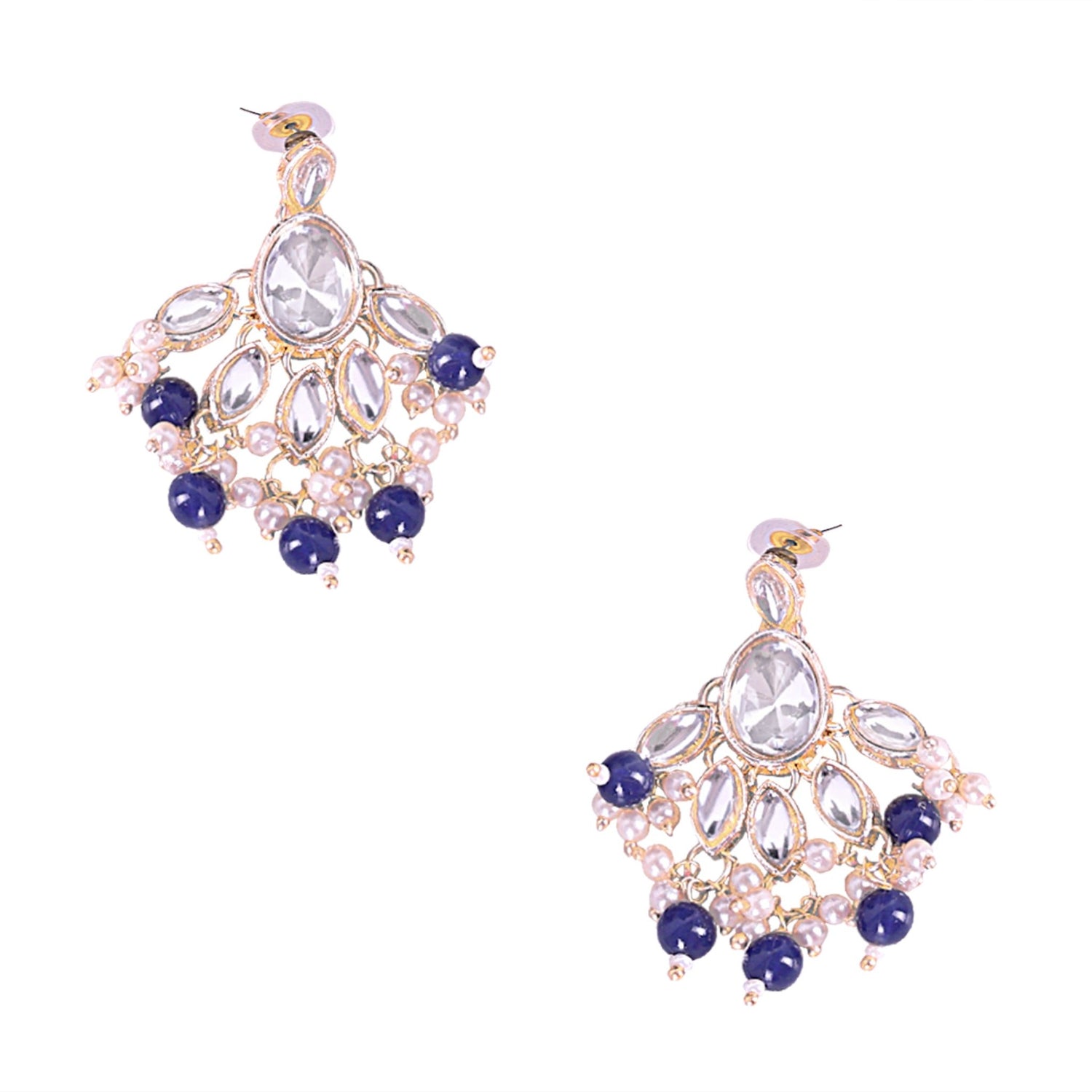 Wine Red Uncut Kundan Set - DIPME