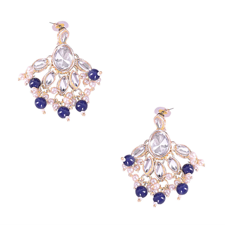 Wine Red Uncut Kundan Set - DIPME